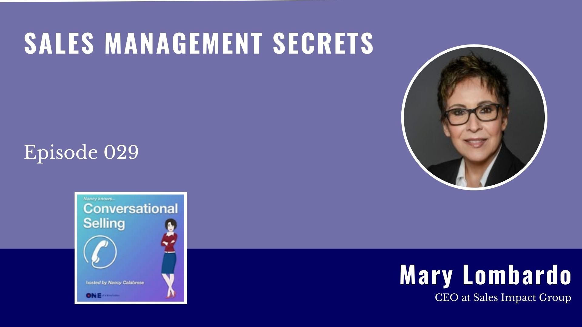 Mary Lombardo | Sales Management Secrets