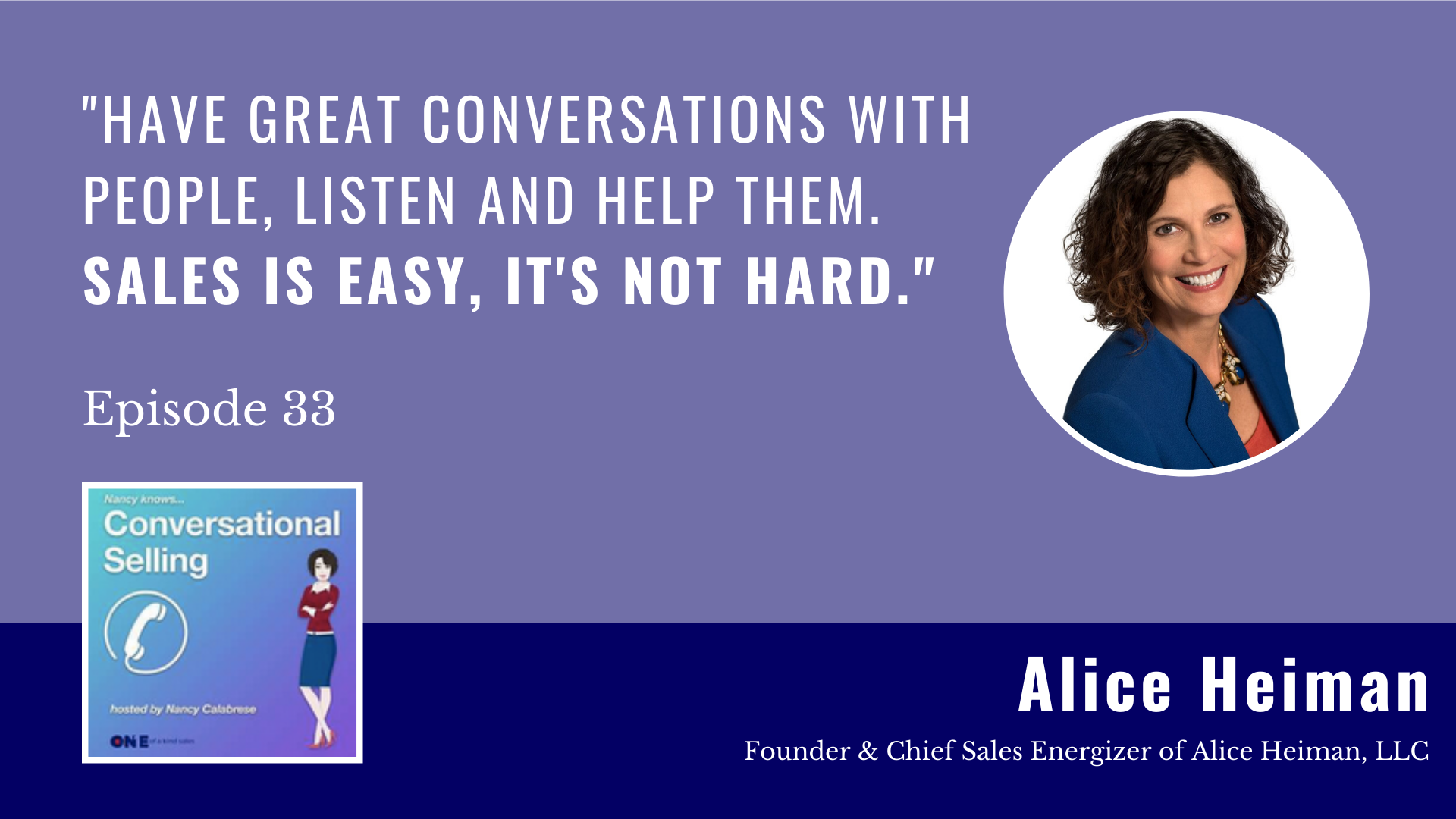 Alice Heiman | Improving Sales with a Positive Mindset