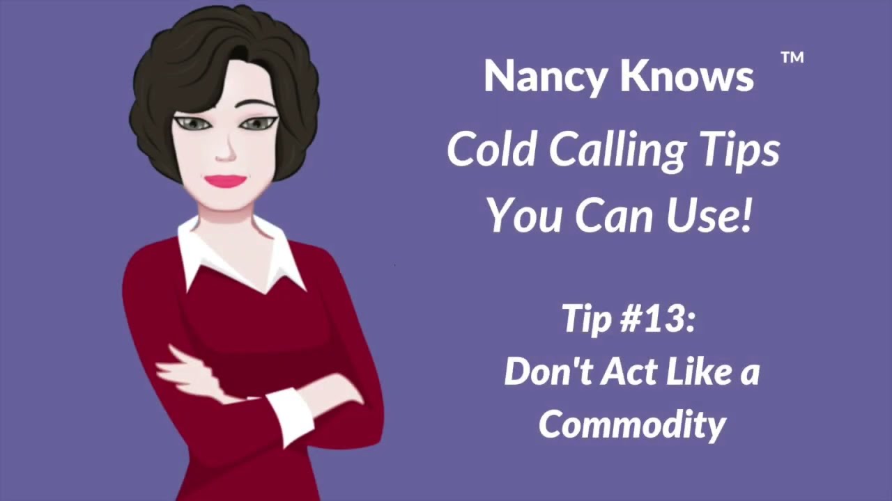 Nancy Knows #13: Don’t Act Like a Commodity