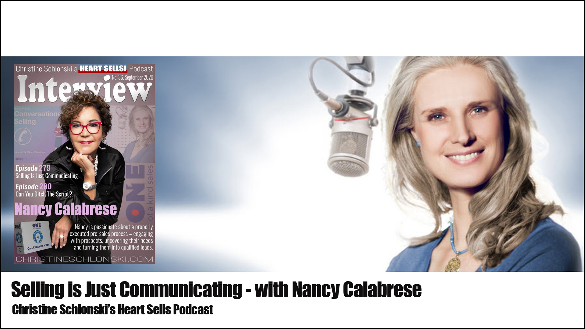 Nancy Calabrese | Selling Is Just Communicating
